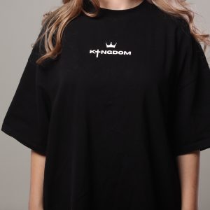 KINGDOM T-SHIRT OVERSIZED BLACK
